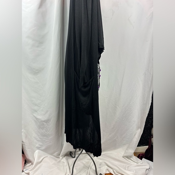Marciano black longline open front cardigan size XS - Picture 5 of 10